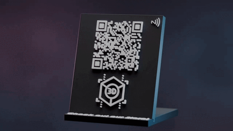 Custom Qr Nfc Mini Stand