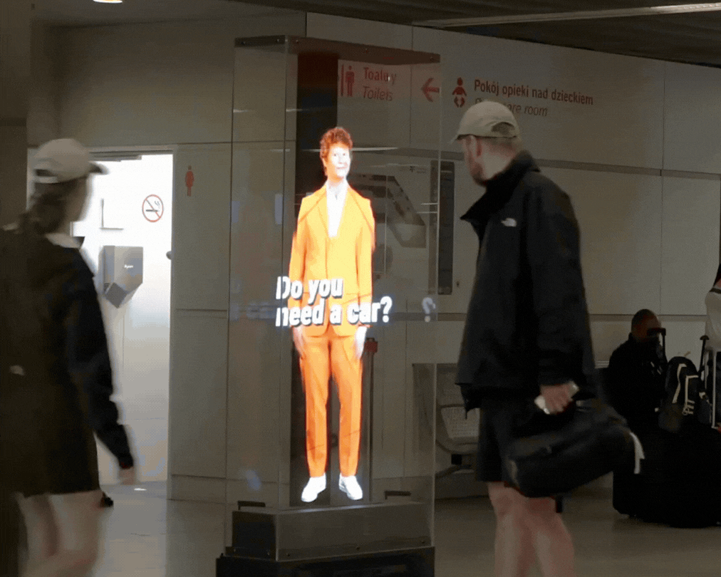 HyperVsn AI Avatar 3D Hologram Display Fan