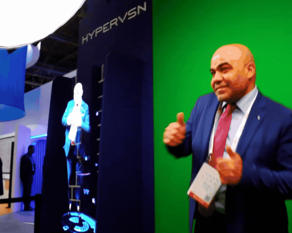 HyperVsn Live Stream 3D Hologram Display Fan